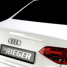 Спойлер на крышку багажника Rieger на Audi A4 B8