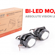 Комплект светодиодных БИ-Линз Absolute Vision LED 3 / 3.0 дюйма, круглая, 5500K - 2 шт. купить