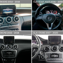 11693 Extra Shield защита экрана 8 для Mercedes CLA (C117) / GLA (X156) / A-class (W176) / C-class (W205)