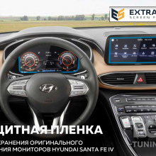 11824 Защита Extra Shield для мониторов Hyundai Santa Fe IV
