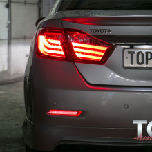 Светодиодные вставки в задний бампер - Модель White - Тюнинг оптики Тойота