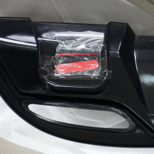 Диффузор заднего бампера с имитацией двойного выхлопа из Кореи на Hyundai Elantra (Avante MD). 