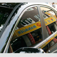 Стайлинг Хендай Соларис в кузове седан - комплект хромированных накладок на окна