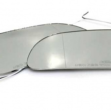 Тюнинг Киа Мохаве - асферические боковые зеркала заднего вида со светодиодными повторителями и подогревом