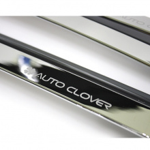 Тюнинг Киа Соренто - ветровики на боковые окна хромированные - комплект 4 штуки - от компании Auto Clover.
