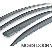 Стайлинг Киа Соул - тонированные неломающиеся ветровики на боковые окна для Киа Соул - от компании Mobis.