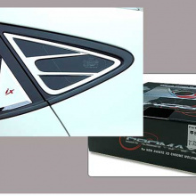 Стайлинг Hyundai ix35 - хромированные накладки на задние стойки - от производителя Cromax.