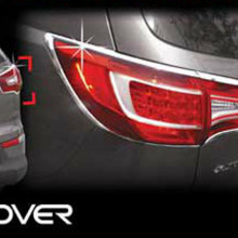 Тюнинг Киа Спортейдж 3 - накладки хромированные на заднюю оптику - от компании Auto Clover.