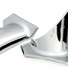 Стайлинг Хендай Соната 6 - накладки на крепления боковых зеркал заднего вида - от производителя Auto Clover.