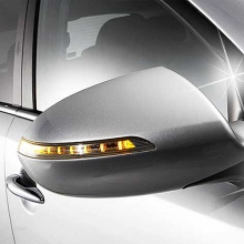 Стайлинг Киа Спортейдж 3 - хромированные накладки на крепления боковых зеркал заднего вида - от компании Auto Clover.