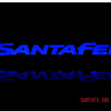 Накладки на пороги с подсветкой - Тюнинг салона Hyundai Santa Fe DM от компании Change Up.