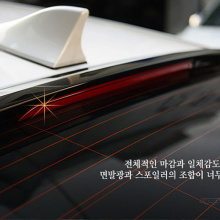 Тюнинг Киа Серато - спойлер на заднее стекло со светодиодной подсветкой черный - от ателье SM Korea.