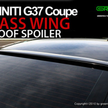 Тюнинг Инфинити G37 Купе - накладка на стекло