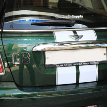 Стайлинг Мини Купер - наклейки полосы на кузов