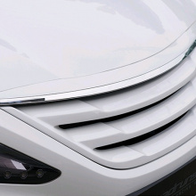 Решетка радиатора без значка для Hyundai Sonata YF (6-ого поколения), стиль Road Runs.  