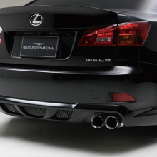 Юбка заднего бампера WALD Sports Line на Lexus IS 2