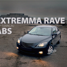 6097 Решетка радиатора Extremma Rave 4 на Mazda 3 BK