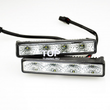 Суперяркие светодиодные дневные огни - 4 LED CREE (USA)   Аналог ДХО Philips DayLights4. Размер 160,5 * 25 * 51 мм