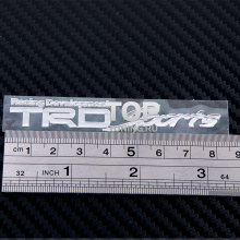 6251 Никелевая наклейка логотип TRD Sports 80x14 на Toyota
