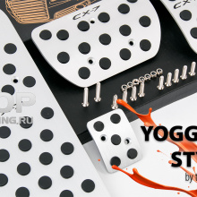 Алюминиевые накладки на педали Yoggy с резиновыми вставками - Тюнинг Мазда CX7