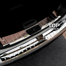 6644 Накладка на порог багажника TECH Design Chrome Edition на Nissan X-Trail T32