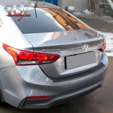 Накладка на задний бампер Bastion на Hyundai Solaris 