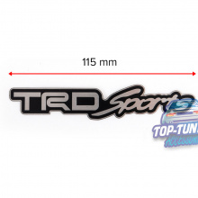 9357 Шильдик эмблема TRD Black 115 x 22 mm на Toyota 