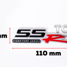 9967 Шильдик эмблема SSR Signature Series 110 x 25 mm на Chevrolet