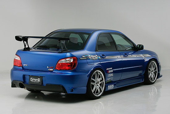 Задний бампер Ings +1 на Subaru Impreza WRX GD