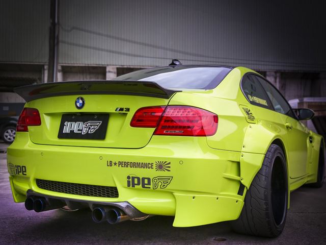 Лаймовый монстр BMW M3 LB Performance Тюнинг