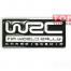 Шильдик  WRC black 80x37 мм на Subaru