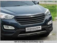 Решетка радиатора Art-X Carbon Look на Hyundai Santa Fe DM (3)