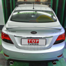 Задняя оптика  Red/Smoke на Hyundai Solaris