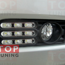 Данный вариант противотуманных фар для Toyota Land Cruiser 200 - ультрасовременное решение в области дополнительной оптики для автомобиля.