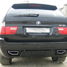 Задний бампер - Обвес Аэро, тюнинг BMW X5 E53. До-рестайлинг.