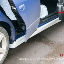 Накладки на пороги - Обвес WALD - Lexus GS 300 (второго поколения) / Toyota Aristo 2.