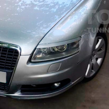 Реснички на фары Audi A6 C6