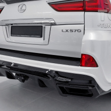Задний бампер + диффузор + насадки Renegade для Lexus LX570