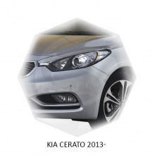 Реснички на фары для Kia Cerato 3 (дорест)