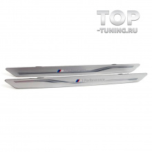 Светодиодные накладки M Performance на пороги BMW X5 F15 / X6 F16