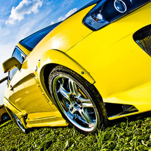 Расширители передних арок Warrior на Hyundai Tiburon Coupe GK