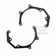 Переходные рамки на Mazda CX-7 для установки модулей Bi-LED / Bi-Xenon 2.8 дюйма