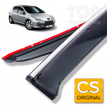 Дефлекторы окон CS Original для Peugeot 307 (хетчбек)