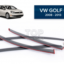 11045 Дефлекторы окон CS Original для Volkswagen Golf 6 (Хетчбек 5 ДВ.)