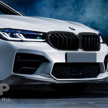 Черная М решетка для BMW 5 G30/G31 LCI 2020+
