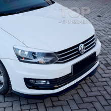 Сплиттер GT на передний бампер для Volkswagen Polo 5