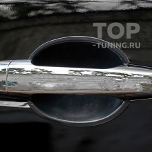 Вставки Bastion под наружные ручки дверей для Mitsubishi L200 4