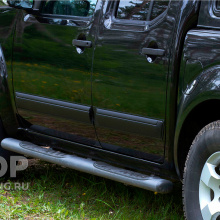 Молдинги Bastion Lite на двери Nissan Navara D40