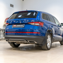 Диффузор R-Line для заднего бампера Skoda Kodiaq