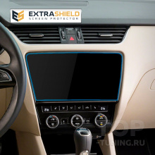 Защита Extra Shield для экрана мультимедиа без элементов управления Skoda Octavia 3 (A7)
